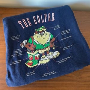 Vintage Tasmanian Devil Golfer Sweatshirt
